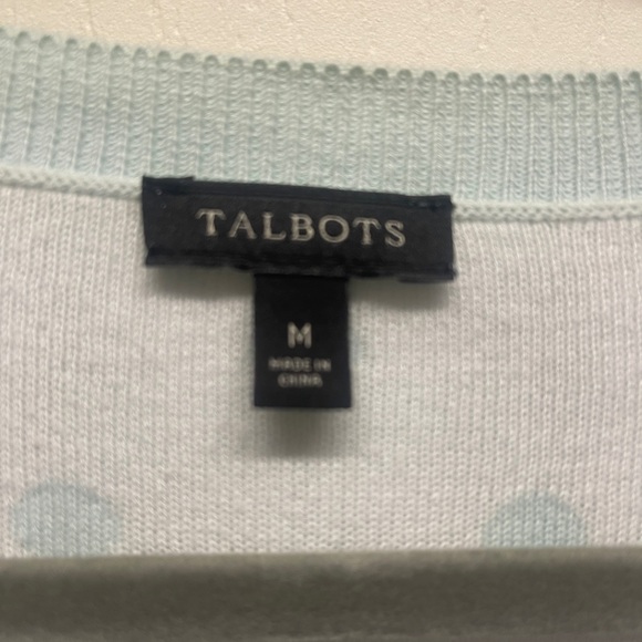 TALBOTS Polka dots SWEATER - Picture 3 of 3